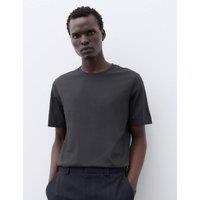 Autograph Pure Supima Cotton Performance Crew Neck T-shirt Granite