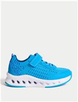 Kids Knitted Riptape Trainers (4 Small - 2 Large)