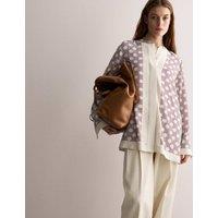 Gingham Spot Crew Neck Shirt