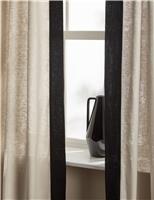 Tab Top Curtains with Stripe