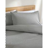Cotton Blend Striped Bedding Set
