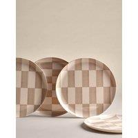 Set of 4 Geo Picnic Dinner Plates