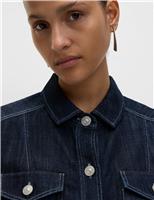 Denim Utility Short Sleeve Shirt