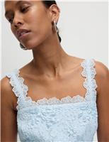 Jacquard Lace Mini Dress