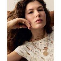 Pointelle Floral Top