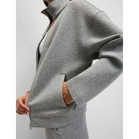 Scuba High Neck Zip Up Sweatshirt