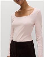 Pure Cotton Square Neck Top