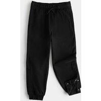 M&S Adaptive Cotton Rich Brushback Joggers (2-16 Yrs) Black