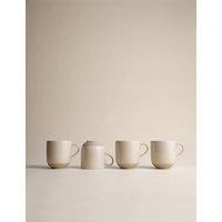 Set of 4 Speckle Ceramic Latte Mugs