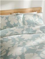 Cotton Rich Silhouette Floral Bedding Set