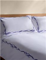 Pure Cotton Bow Border Print Bedding Set