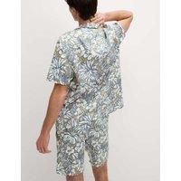 Pure Cotton Tropical Print Pyjama Set