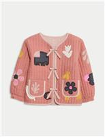 Pure Cotton Safari Quilted Jacket (0-3 Yrs)