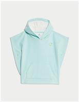 Pure Cotton Turtle Graphic Poncho (0-3 Yrs)