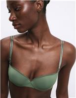 Boston Microfibre Wired Push Up Balcony Bra