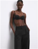 Boston Microfibre Wired Push Up Balcony Bra