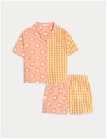 Pure Cotton Checked Pyjamas (6-16 Yrs)