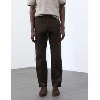 Autograph Regular Fit Super Lightweight Chinos Dark Chocolate