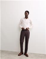 Regular Fit Luxury Pure Cotton Textured Shirt