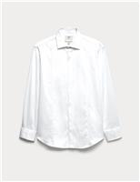 Slim Fit Luxury 2 Inch Shorter Pure Cotton Bib Dress Shirt