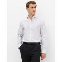 M&S Regular Fit Cotton Blend Printed Shirt White