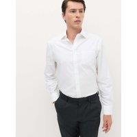 M&S Regular Fit Ultimate Non Iron Cotton Shirt White