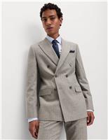 Slim Fit Pinstripe Double Breasted Jacket