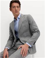 Tailored Fit Wool Rich Tweed Suit Jacket