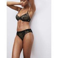 Rosie LaceWear Brazilian Knickers Black