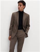 Tailored Fit Sateen Stretch Tuxedo Jacket
