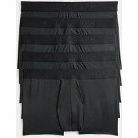 Autograph 5 Pack Microskin Stretch Hipsters Black