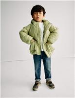 Midweight Padded Hooded Coat (2-8 Yrs)