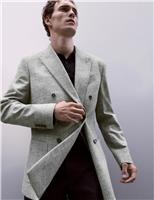 Tailored Fit Italian Wool Blend Suit Jacket