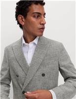 Tailored Fit Italian Wool Blend Suit Jacket