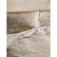 Pure Cotton Woodblock Floral Bedding Set