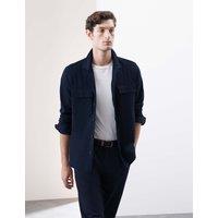 Cotton Linen Blend Overshirt