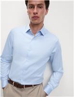 Slim Fit Pure Easy Iron Cotton with Stretch Shirt