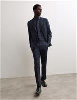 Tailored Fit Wool Rich Flat Front Trousers