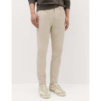M&S Skinny Fit Stretch Chinos Medium Beige