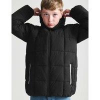 M&S Hooded Padded Coat (6-16 Yrs) Black
