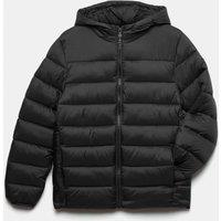 M&S Stormwear Lightweight Padded Coat (2-14 Yrs) Black