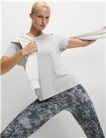 Go Balance Flexifit Round Neck Yoga T-Shirt