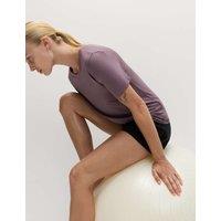 Go Balance Flexifit Round Neck Yoga T-Shirt