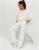 High Waisted Ultraluxe Wide Leg Trousers