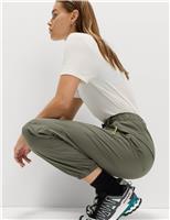 Cuffed Slim Fit Walking Trousers