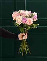 Mother s Day Peach Rose & Eucalyptus Bouquet