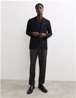 Italian Wool Twill Flannel Blazer