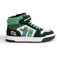M&S Kids' Minecraft Trainers (10 Small - 4 Large) Green Mix