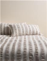 Pure Cotton Seersucker Stripe Bedding Set