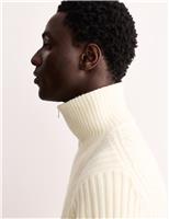 Pure Lambswool Half Zip Jumper